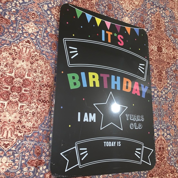 Reusable birthday sign! Brand new! - Picture 2 of 3